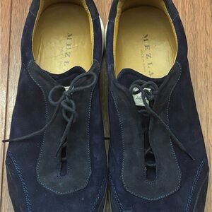 Mezlan Alcoy Suede Sneaker Blue (21118) size 9M